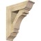 Ekena Millwork Merced Traditional Rough Sawn Bracket w/ Offset Brace, Douglas Fir, 8"W x 26"D x 30"H BKT0806X26X30MRC01RDF - alternate 1